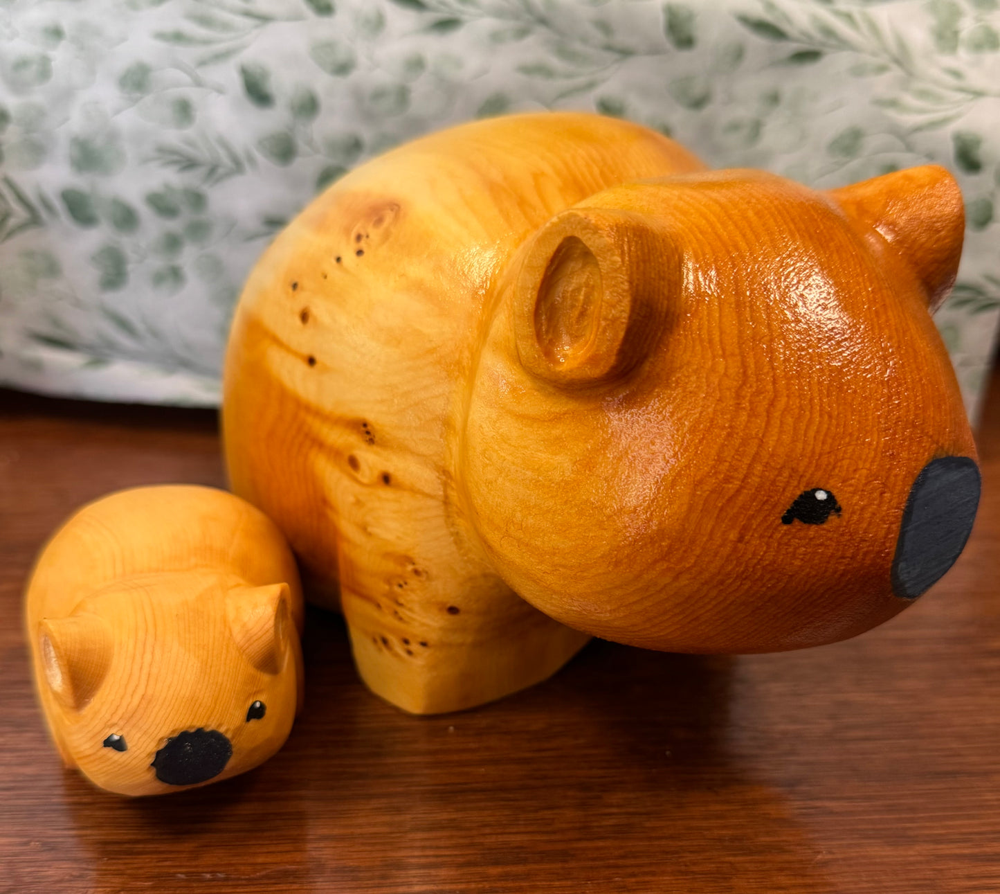 Mother Wombat - Natural Huon Pine image 0