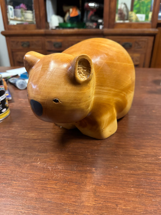 Angela's Huon Pine Wombat