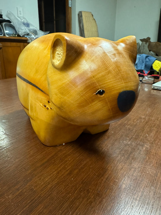 Angela's Huon Pine Wombat